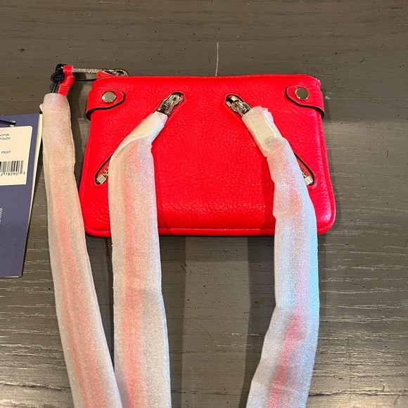 NWT Rebecca Minkoff Moto Pouch Wallet - Dragon Fruit - Picture 2 of 10